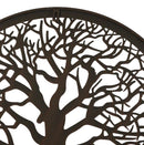 Brown 23"D Oversized Celtic Tree of Life Medallion Metal Wall Circle Plaque