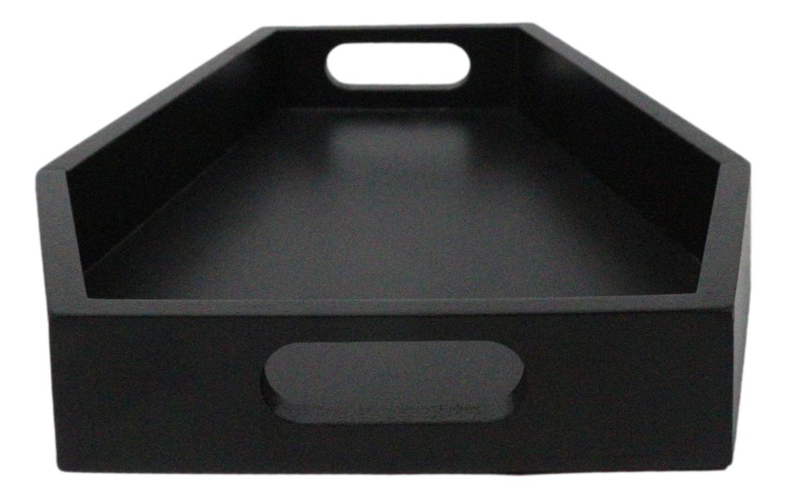 Gothic Dark Arts Spooky Vampire Coffin Trinket Jewelry Tray With Handles 9.5" L