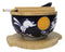 Yellow Moon White Rabbit Donburi Ramen Bowl With Lid Trivet Spoon Chopsticks Set