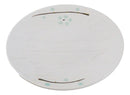 Set Of 6 Yukino Hana Snowflakes Melamine Appetizer Dessert Salad Round Plates 7"