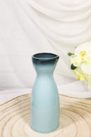 Pack Of 6 Porcelain Blue Sky Artistic Seikai Japanese Wine Sake Tokkuri Flasks