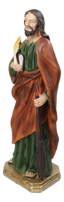 Apostle Disciple Of Jesus Saint James The Less With Walking Stick Figurine 12"H