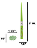 5 Pairs Of Sakura Cherry Blossoms Ceramic Rests With Wooden Chopsticks Set