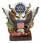 American Great Seal Bald Eagle Olive Branch Arrows Pluribus Unum Desktop Plaque