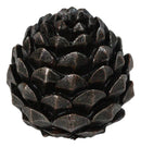 Cozy Pines Rustic Pinecone Figurine Small Woodland Pine Cone Tabletop Decor