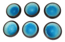 Pack Of 6 Blue Sky Aozora Kannyu Blue Sky Porcelain Banchan Deep Dish 4" D 5oz