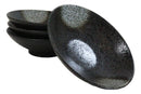 Pack Of 4 Charcoal Grey Tone Hakumu Collection Large Ramen Soup Dinner Bowl 36oz