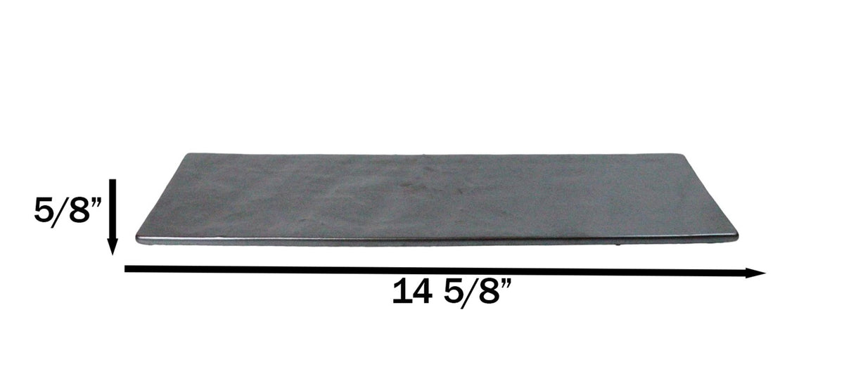 Pack Of 3 Tetsu Kesho Black Contemporary Rectangular Serving Platter 14.5"L