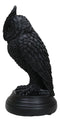 Mystical Wicca Gothic Owl Of Astrontiel Candlestick Candle Holder Figurine