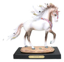 Tribal Navajo Painted Sky Feather Horse Western Decor Figurine By Laurie Prindle - Ebros Gift