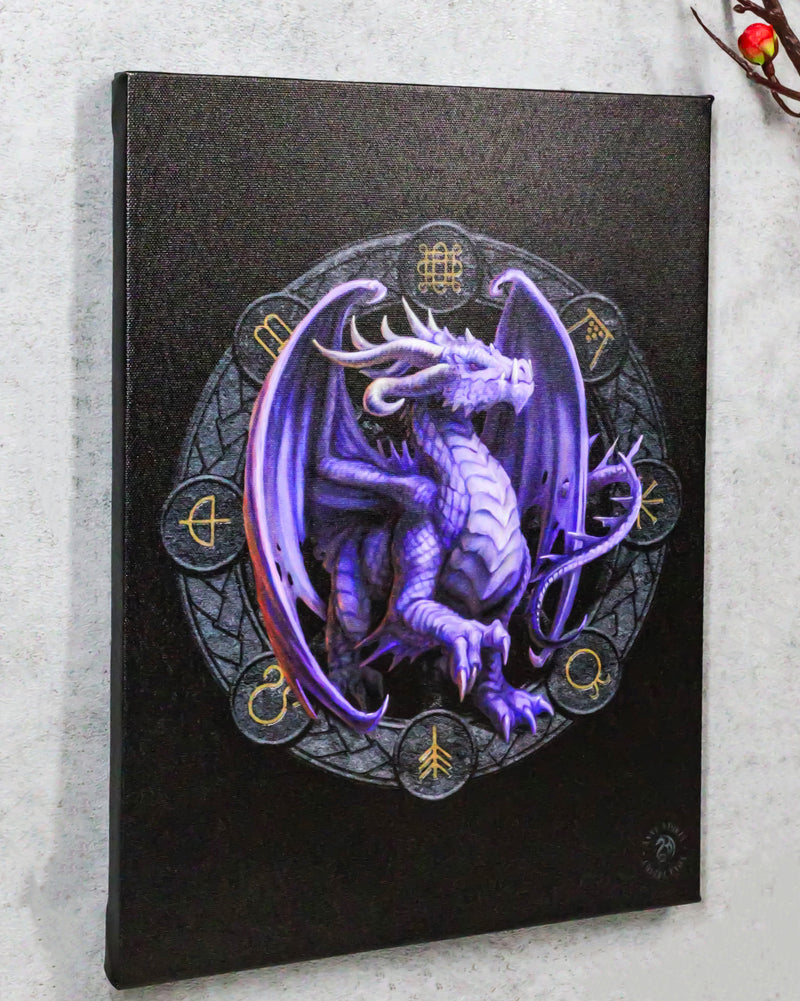 Anne Stokes Samhain Drake Sabbats Wheel of The Year Dragon Canvas Wall Decor