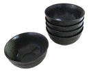 Pack Of 5 Grey Tone Hakumu Ceramic Soup Salad Rice Donburi Poke Bowls 24oz