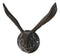Large Rustic Cast Iron Whimsical Bunny Rabbit with Cute Ears Wall Hook Sculpture