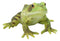 Amphibian Wild Creatures Realistic Green Frog Decorative Figurine