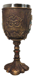 Sacred Heart Of Mary Immaculate Compassion Of The Virgin Mother Wine Goblet