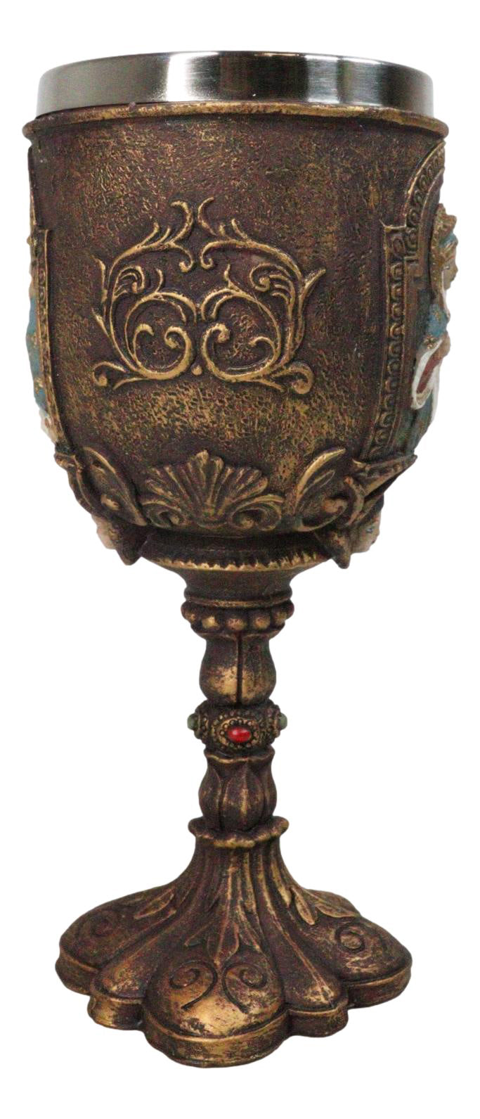 Sacred Heart Of Mary Immaculate Compassion Of The Virgin Mother Wine Goblet