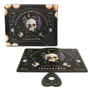 Wiccan Poisonous Plants Serpent Skull Spirit Ouija Talking Board With Planchette