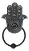 Sacred Symbols Hand of God Hamsa Palm with Evil Eye Decorative Door Knocker
