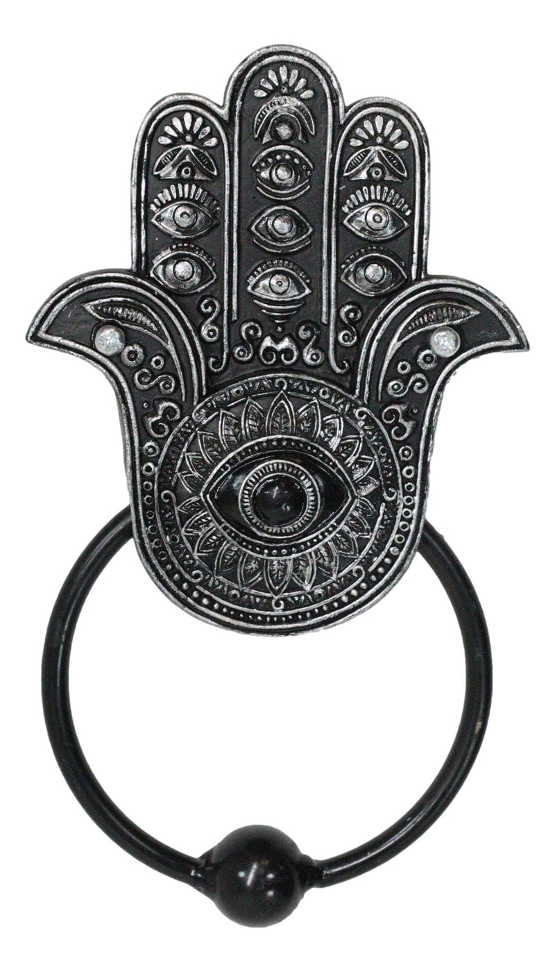 Sacred Symbols Hand of God Hamsa Palm with Evil Eye Decorative Door Knocker