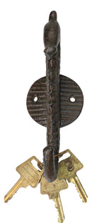 Pack of 2 Rustic Cast Iron Coastal Marine Ocean Nautical Seahorse Wall Hooks