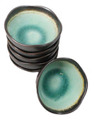 Pack Of 6 Crackle Green Midori Kannyu Small Appetizer Sauce Kozara Dishes 3oz