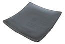 Pack Of 5 Black Tetsu Kesho Collection Square Appetizer Dessert Salad Plates