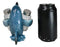 Ocean Marine Blue Dolphin Riding Sea Waves Salt And Pepper Shakers Holder Set