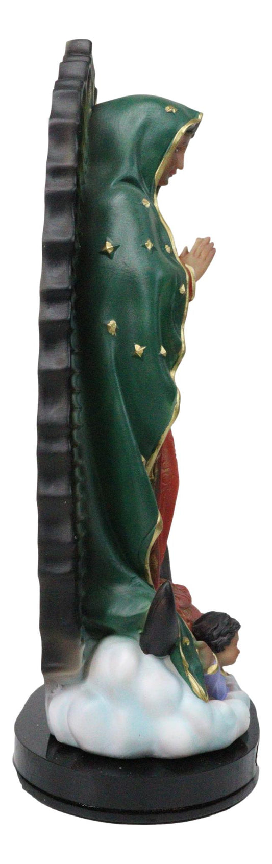 Catholic Blessed Virgin Mary Our Lady of Guadalupe Figurine With Base 12" Tall