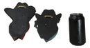 Set of 2 Western Cowboy Bulldog Dog and Bull Cow Hats and Scarves Wall Plaques