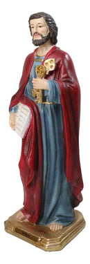 Apostle Disciple Of Jesus Saint Peter Holding Key of Heaven Figurine 12" Series