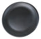 Pack Of 6 Black Silk Melamine Round Dinner Plates 10"D Restaurant Supply