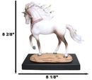 Tribal Navajo Painted Sky Feather Horse Western Decor Figurine By Laurie Prindle - Ebros Gift