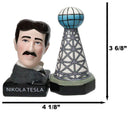 Nikola Tesla And Wardenclyffe Plant Tower Ceramic Salt And Pepper Shakers Set