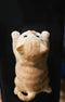 Adorable Resting Feline Orange Tabby Cat Kitten Magnetic Figurine 4.25"L