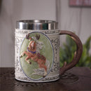 The Trail Of Painted Ponies Forest Spirit Antler Deer Steed Horse Tankard Mug