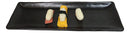 Pack Of 3 Black Kokuyo Ceramic Collection Rectangular Serving Platter 14" L