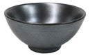 Pack Of 6 Black Tetsu Kesho Collection Small Rice Soup Appetizer Bowls 10oz
