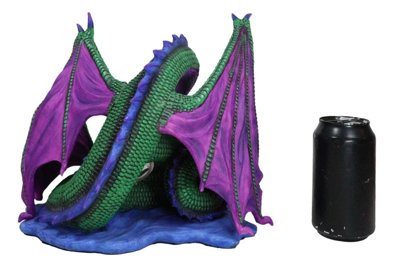 Myths And Legends Nephtali Water Elemental Iridescent Aqueon Dragon Figurine