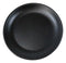 Pack Of 6 Black Silk Melamine Round Appetizer Dessert Side Dishes Plates 7"D