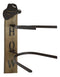 Rustic Western Howdy 4 Slot Cowboy Cowgirl Hats Wall Rack Hanger Organizer