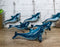 Set Of 6 Nautical Blue Dolphins Ocean Marine Wall Hanging Decor Tree Ornaments