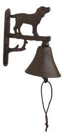Cast Iron Rustic Vintage Western Puppy Dog Door Wall Dinner Yard Farm Bell