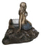 Art Nouveau Ocean Marine Siren Mermaid by Sea Stars Shells Votive Candle Holder