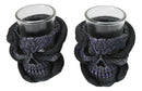 Set Of 2 Ossuary Gothic Pentagram Slitherin Skull And Serpent Snake Shot Glasses