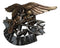 Patriotic US Navy Seal Team Eagle Anchor Trident Flintlock Pistol Wall Plaque