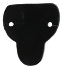 Pack of 2 Black Cast Iron Safari Wildlife Jungle Elephant Small Wall Hooks