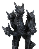 Legends Of Hercules Fantasy Five Headed Dragon Hydra Faux Stone Figurine 8"H
