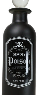 Deadly Poison Witchcraft Apothecary Wicca Decorative Frosted Glass Potion Bottle