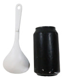Pack of 6 Melamine Yukino Hana Soup Gravy Stew Ladle Soup Spoons With Notch 8"L