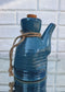 Pack of 6 Porcelain Cool Blue Soy Sauce Vinegar Condiment Dispenser Flask 7oz